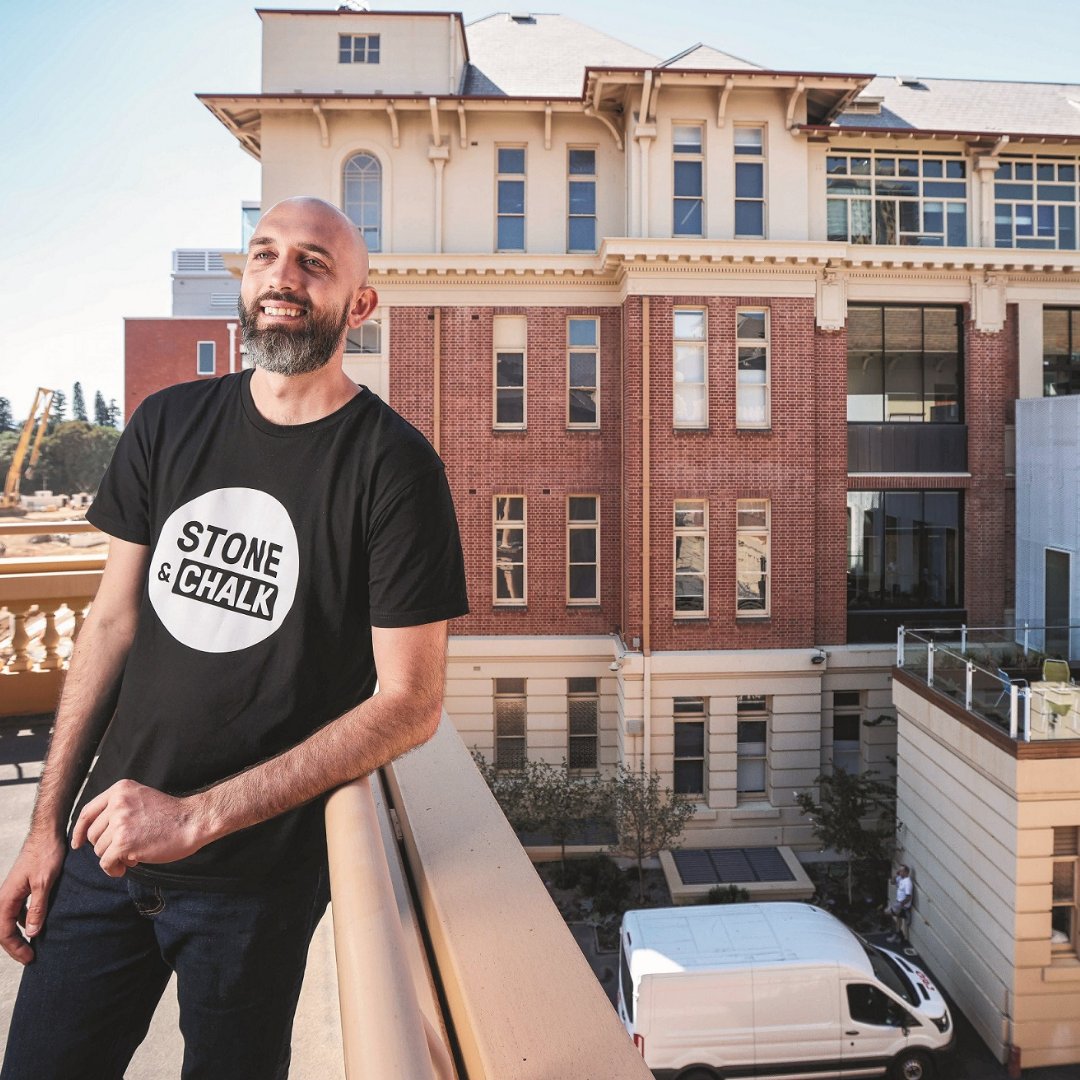 LotFourteen's tweet photo. Inspired by @_SOUTHSTART, @StoneandChalk Founder, Chris Kirk, now runs the Startup Hub at Lot Fourteen in Adelaide to tap into the ambition of SA. 

https://t.co/cMtEZ1sTUD

#SOUTHSTART #LotFourteen #SOUTHSTART22 #REVIVAL #STARTUPADL #STARTUPAUS #SABusiness #Adelaide @FIXEeffect https://t.co/8Tbr2IOrtd