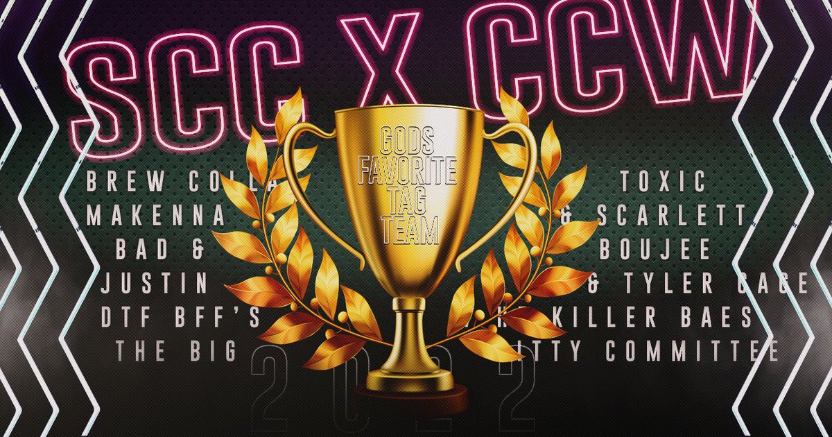 CCW is back with a new card for a special airing live from <a href="/SquaredCircleCo/">Squared Circle Co</a>! Featuring the return of the Gods Favorite Tag Team Cup, the Couples Championships on the line, whatever the Unholy Sundaes call a celebration and much much more!!!

ccwrestling.freeforums.net/thread/183/ccw…