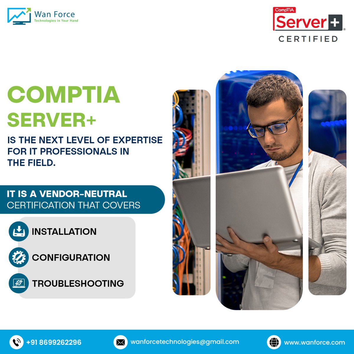 wanforcetech's tweet image. 🔹With the new Server+ certification, you can have the power to protect your clients and their data, and keep them safe from cyber threats.⁣⁣ 
🔹We offer the Server+ certification program, to help you meet your goals.
#ServerCertification
 #CompTIA
 #Server 
#CompTIAServer