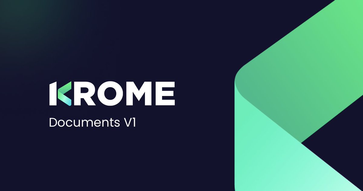 Krome Finance (@kromefinance) on Twitter photo Hello World!
The next generation stablecoin on Klaytn,
#KROME is coming soon!
Check our Docs for more details,
docs.krome.finance/docs/
#KROME #Klaytn #KLAY <a href="/klaytn_official/">Klaytn (now Kaia)</a> Hello World!
The next generation stablecoin on Klaytn,
#KROME is coming soon!
Check our Docs for more details,
docs.krome.finance/docs/
#KROME #Klaytn #KLAY <a href="/klaytn_official/">Klaytn (now Kaia)</a>