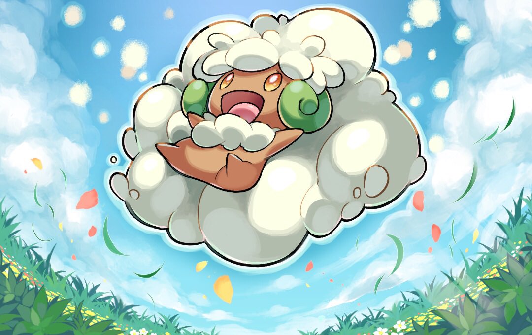 pokemon (creature) no humans outdoors cloud sky day open mouth  illustration images