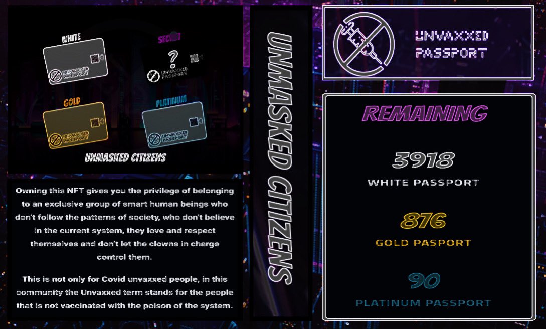 Everyone come check this out👀🔥#VR implemented #Metaverse on the #Solana blockchain. @UnmaskedCtzens Mint coming this Friday (03/11) WL Mint is live (03/10). Don’t miss out‼️Join the discord for more information. discord.gg/bWkS7RWW #Minting #NFTs #NFTCollection