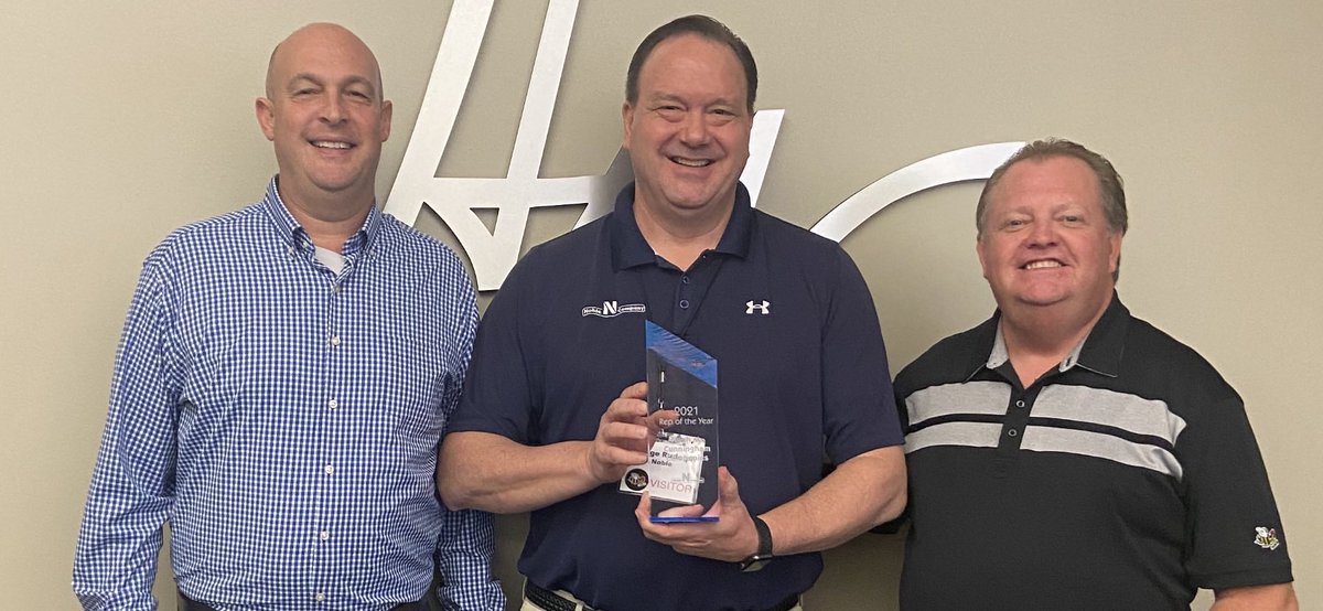 Congratulations to Hugh Cunningham- THE manufacturer’s Rep. Dallas, TX. Noble Company’s 2021 Manufacturer Representative of the Year.  We’re proud to partner with this outstanding organization. <a href="/HughMCunningham/">Hugh M Cunningham Co</a> <a href="/supplyht/">Supply House Times</a> <a href="/wholesalermag/">The Wholesaler</a>