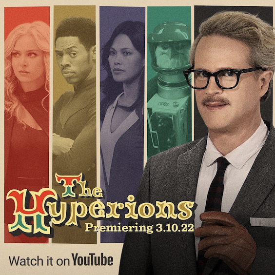 Stagecoach_Ent's tweet photo. For your Thursday prime time viewing, catch Sal Lopez in the superhero feature #TheHyperions from Jon McDonald, premiering tonight on YouTube! https://t.co/s0O5pqtdWY https://t.co/pJO8kuiwF9