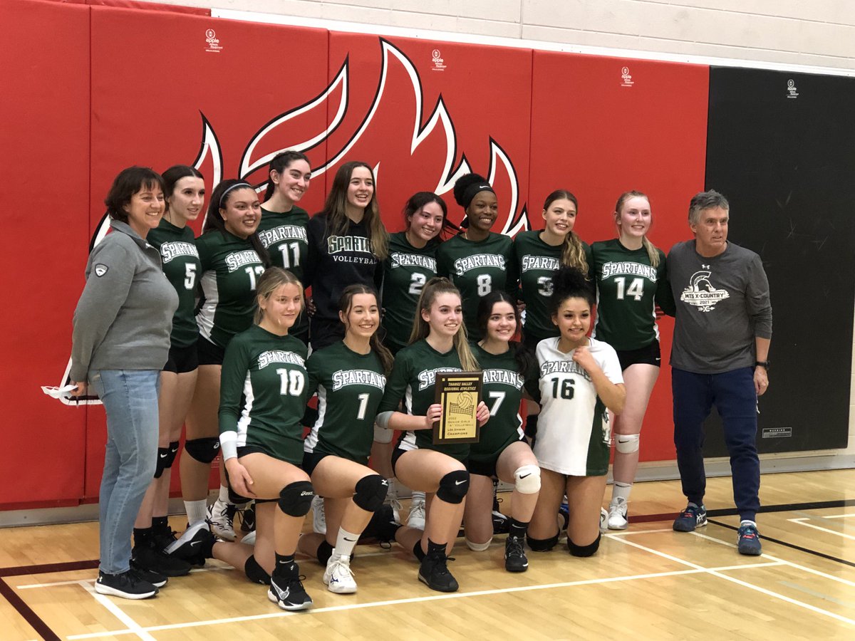 JennONeill3's tweet photo. Senior Girls LDA Champs
 The senior girls volleyball team defeated STA 3-1 on their home court and gave them their first loss!!! Go Spartan Champs! https://t.co/aM20HQBrjU