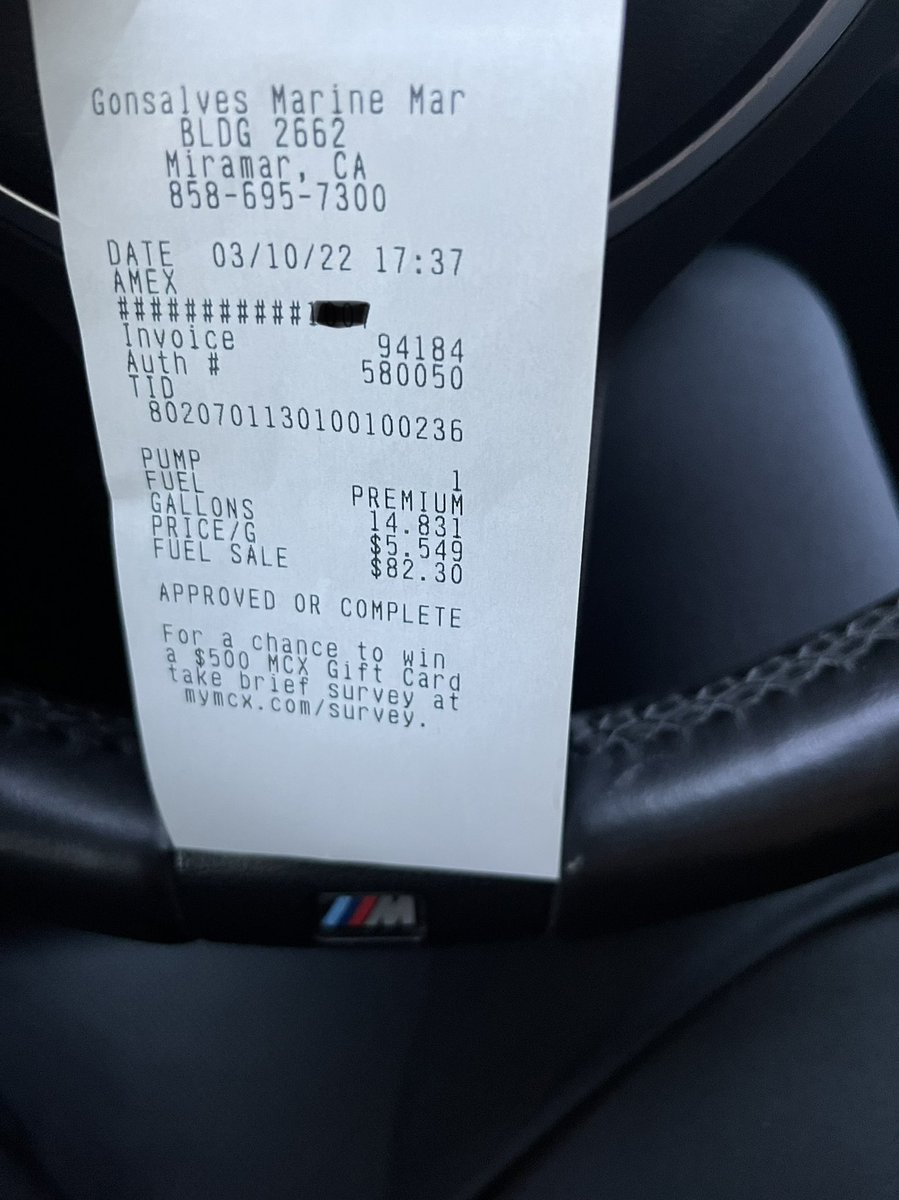 I typically don’t ask for my receipt, but damnit, I’m taking everything I paid for at the gas station now #gasprices