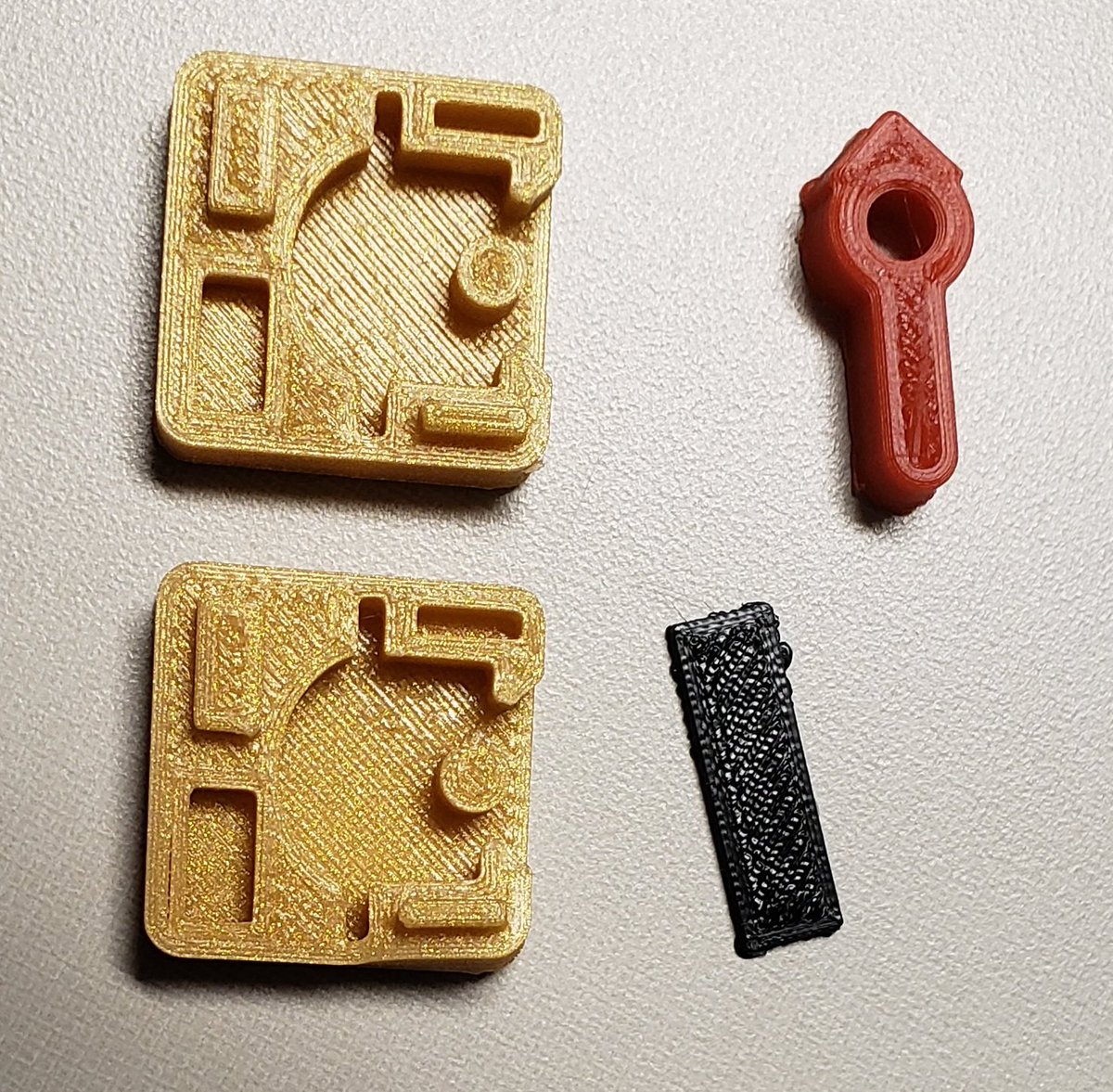 Today I was asked to 3D print a fidget for a student. First time making a multi piece print. So excited to use our 2 new 3D printers (giving us 3 total). Also thrilled to begin building up a Makerspace/STEAM Lab.