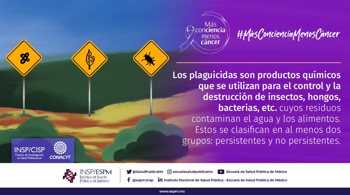 SaludPublicaMx's tweet photo. La estructura del DDT, un plaguicida persistente, es similar a la de las hormonas femeninas. Por este motivo, podrían asociarse con el cáncer mamario
Checa la cápsula: https://t.co/qJlSfcFXm1
#Cancer #CancerDeMama #CancerDeSeno #ESPM #INSP #CISP #CONACyT #Incan #infocancer https://t.co/oqleWqsRid