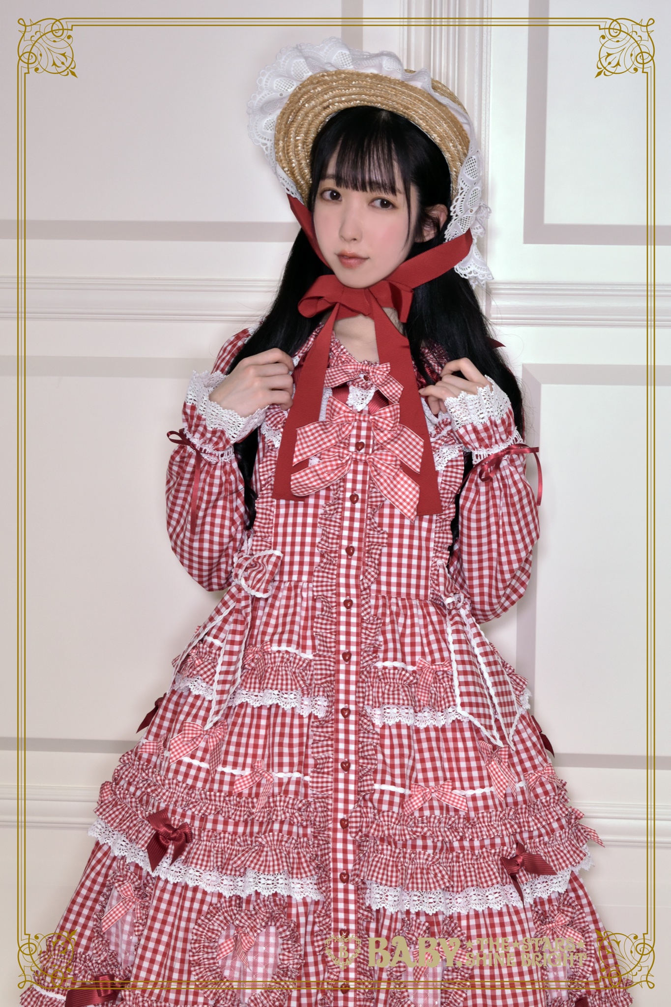 Fairy gingham tiered doll ワンピース 🎀POPUP SHOP先行販売🎀 ⁡ ✔︎ Fairy gingham tiered doll