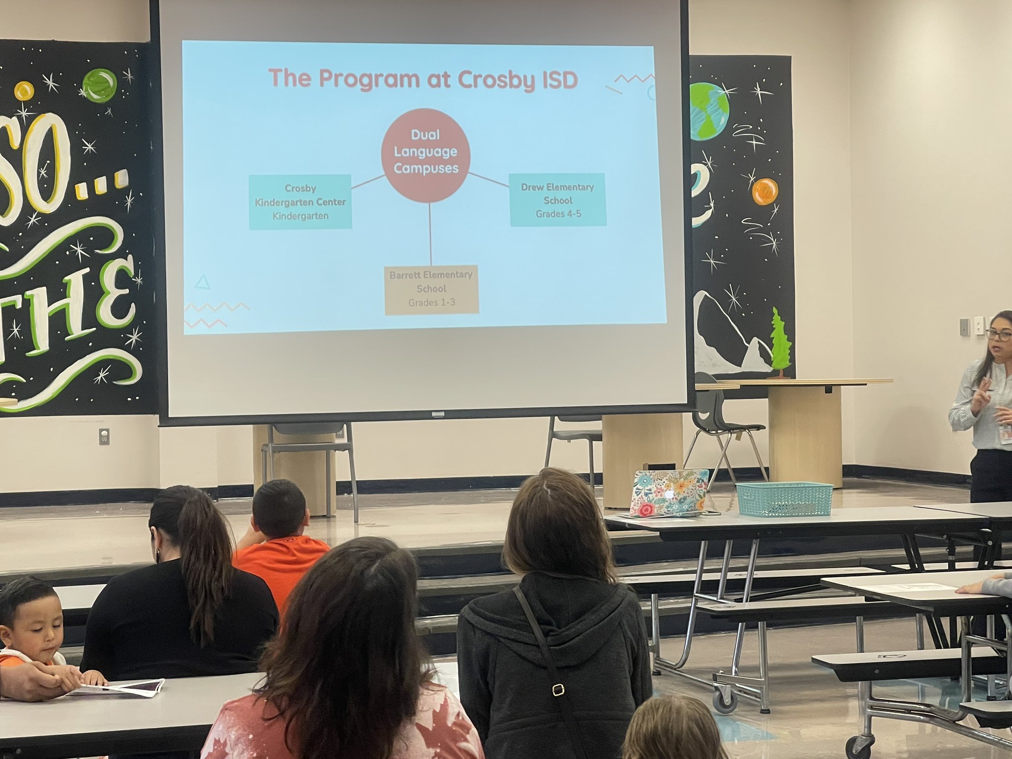 Crosby ISD on Twitter "Dual language information session at Crosby