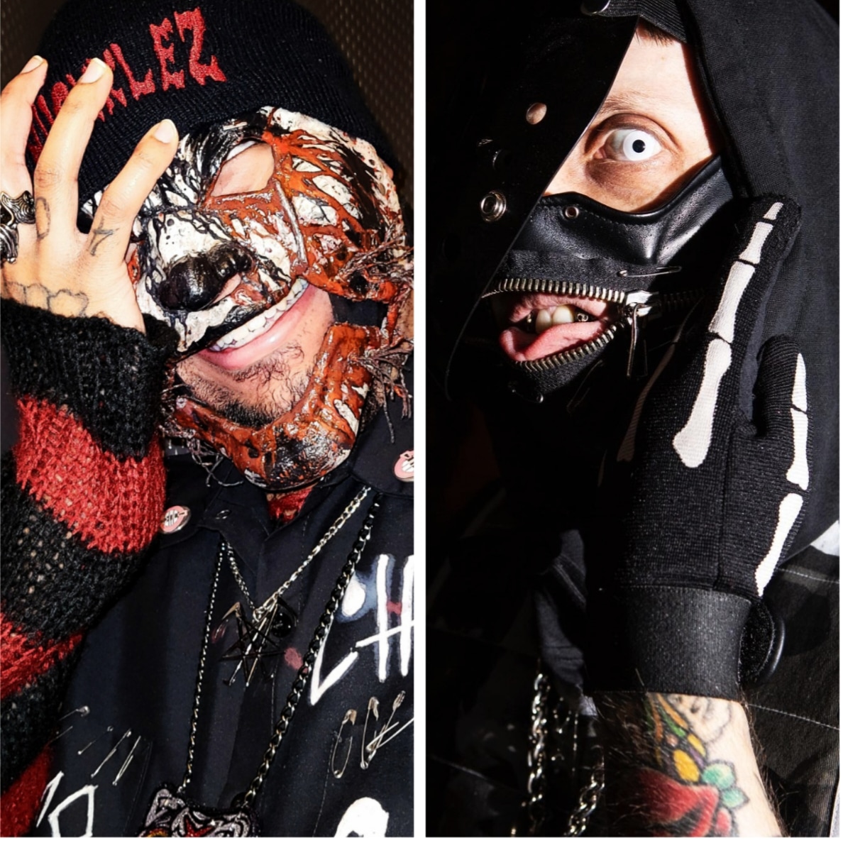 Chuckklez408's tweet photo. Oooooooooo! Things are about to get Freaky-Deaky and Wicked when have 2 sick made individuals; @Chuckklez408 x @GRIMBURTON69 collaborating on a disturbing track together!

KEEP YOUR EYEBALLS OPEN!!! 
😈😈😈 #EvilShyt https://t.co/wixhMmOgTc