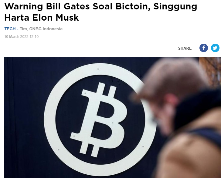 ESC_crypto's tweet photo. Dalam wawancara dengan Bloomberg Technology pada 2021 sialm, dia mengaku waspada terhadap hiruk-pikuk Bitcoin, terutama karena nilai cryptocurrency dapat dipengaruhi sebuah cuitan Twitter sederhana seperti yang dilakukan CEO Tesla Elon Musk.

https://t.co/IuAr9to44y
#ESCX
#CRYPTO https://t.co/UXZCKUXDhC