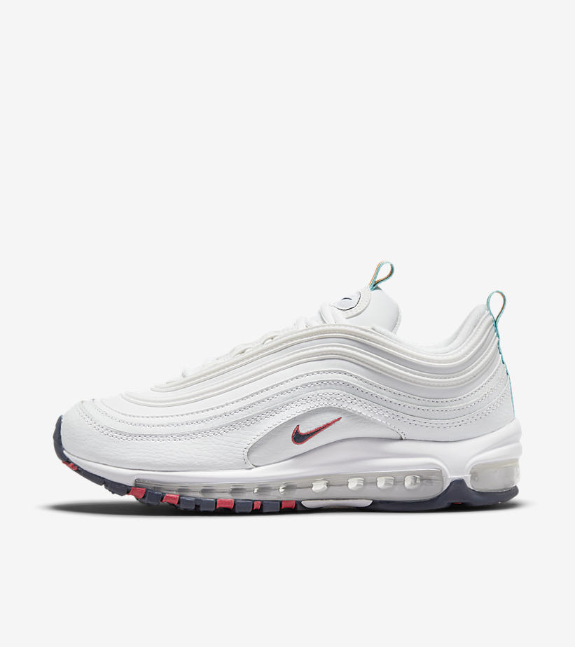 SOLELINKS's tweet photo. Ad: NEW Women's Nike Air Max 97 'White/Multi' dropped via Champs => https://t.co/pxtEV7U7Ei

15% off w/ code PARMAR15 https://t.co/HwYUZso2TO