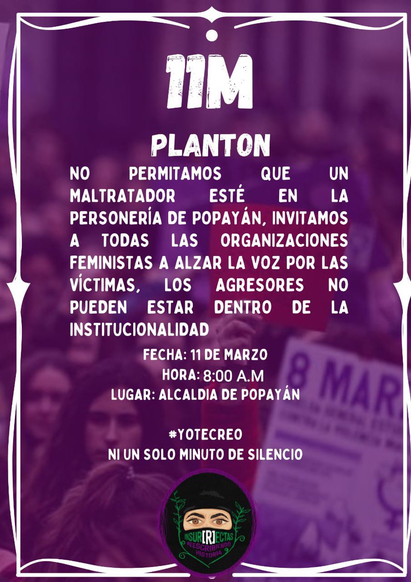 PopayanCO's tweet photo. Mañana se realizará un plantón en la Alcaldía de Popayán contra la elección de un personero con múltiples acusaciones. https://t.co/zJqmAwiGYp