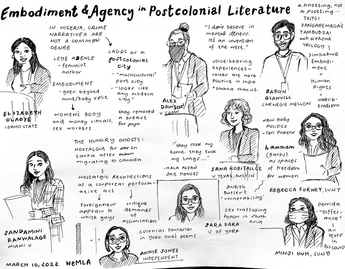 angel_trazo's tweet image. Notes from #NeMLA22 Day 1 @northeastMLA #AngelsConferenceNotes