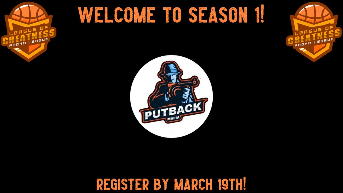 LOG_ProAm's tweet photo. Welcome @PutbackMAFIA To Season 1 Of League Of Greatness! 

🚨REGISTRATION IS OPEN🚨

Xbox Series X League Szn 1

-Entry Fee ($50)
-At Least $400 Prize Pool
-2 Week Season
-Free Promotion
-Minimum 8 Teams

#2kfreeagent @2kDiscord @Big_Brudda_PURP @WalkOnWarriors @2KFreeAgency https://t.co/DuI9HhMOVB