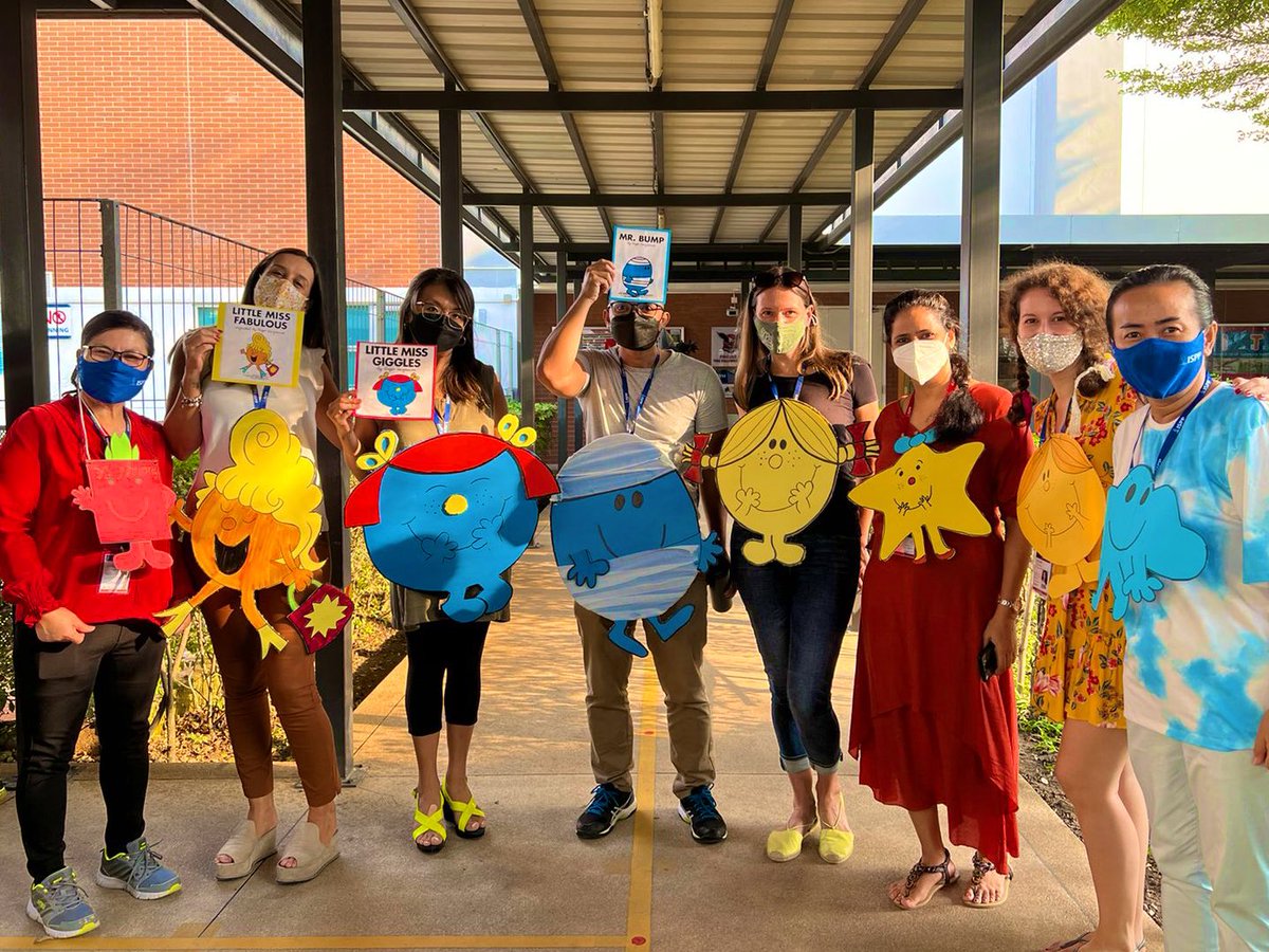 MsTakayo's tweet photo. Book character parade! 
Happy Friday from @ISPPCambodia #ISPPreads #BookWeek @betina_peixoto @courtneypyp @soldelski https://t.co/DktdRVNOqx