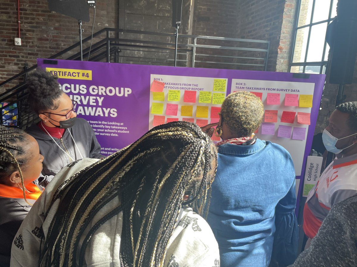 Had an excellent time today collaborating with the <a href="/coolidgehigh/">Coolidge High School</a> team, <a href="/XQAmerica/">XQ</a> and <a href="/dcpublicschools/">DC Public Schools</a> on rethinking new ways for schools to exist. It was eye-opening, and I was very inspired to witness young people giving input and leading the way. 💪🏾🙏🏾