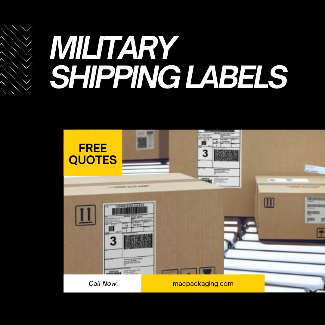 MAC Packaging on Twitter "Military shipping labels MSLs have been the shipping standard put in