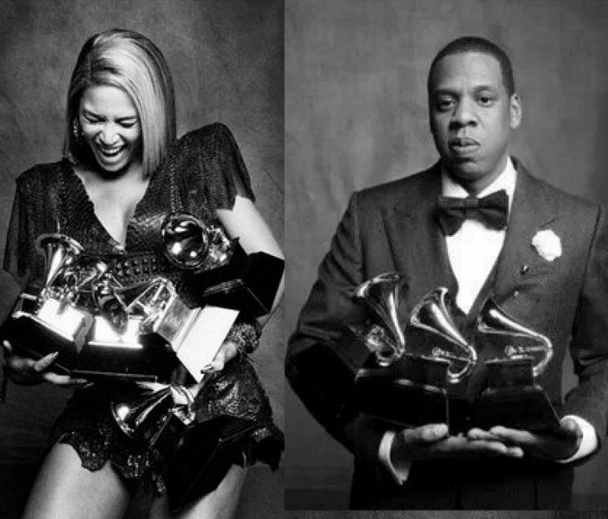 ToxicCozy's tweet photo. Grammys 🏆

Beyoncé • The Most Awarded Singer

Jay Z • The Most Awarded Rapper https://t.co/S6Kk3JfTH9