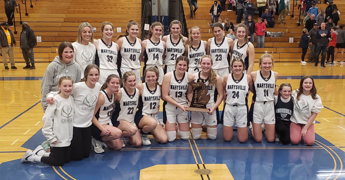 marysvillehoops's tweet photo. Regional champs baby!!!  First in school history!!  Go Vikings!!! https://t.co/uLDBe8s0hI