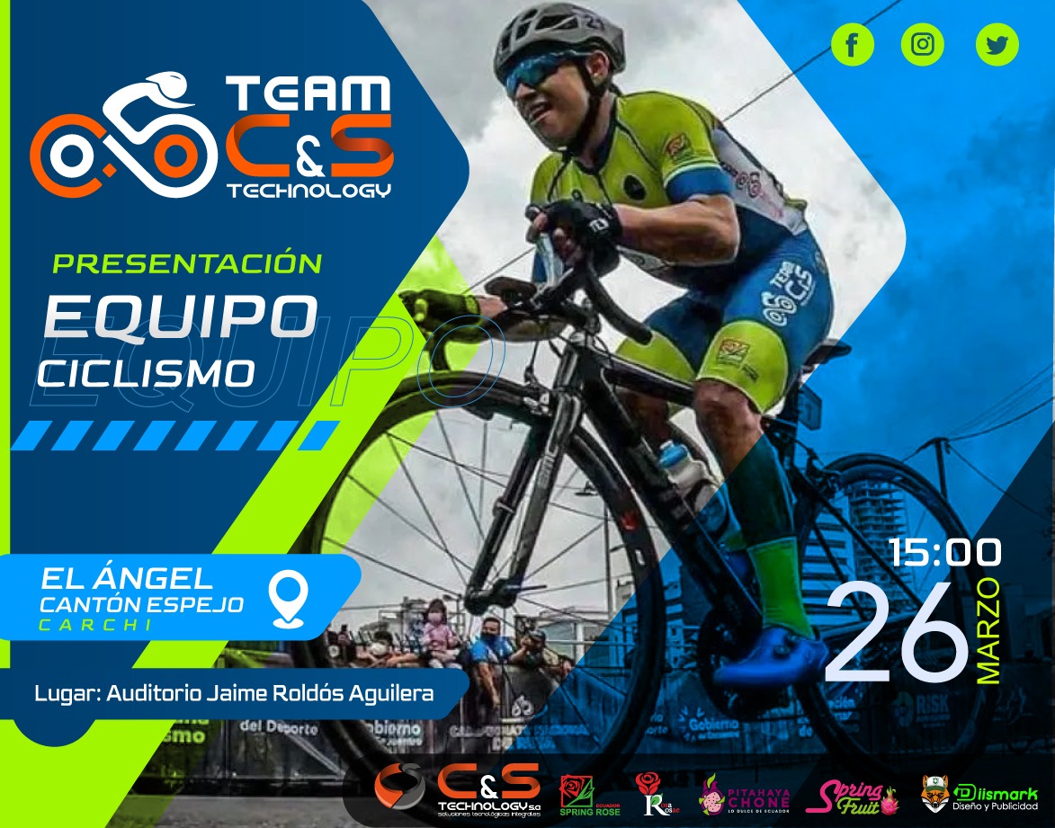 Presentación y lanzamiento del #TeamCySTechnology 🚴🏽‍♂️💯