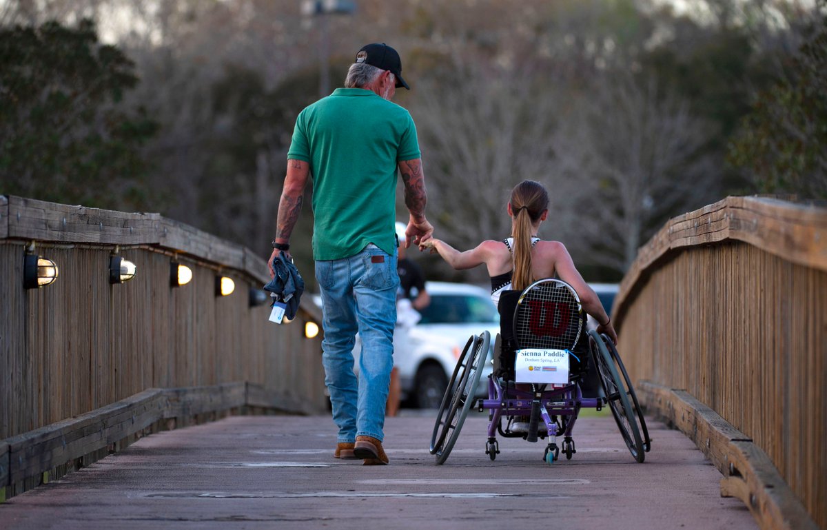 Advocate photos: Top competitors from around the world were converging March 10, 2022 on Baton Rouge, La.,  for the 2022 Cajun Classic Wheelchair Tennis Tournament, a 'Super Series' level event, just one step below the Grand Slams.<a href="/UniqloUSA/">UNIQLO</a> <a href="/theadvocatebr/">The Advocate</a> theadvocate.com/baton_rouge/mu…