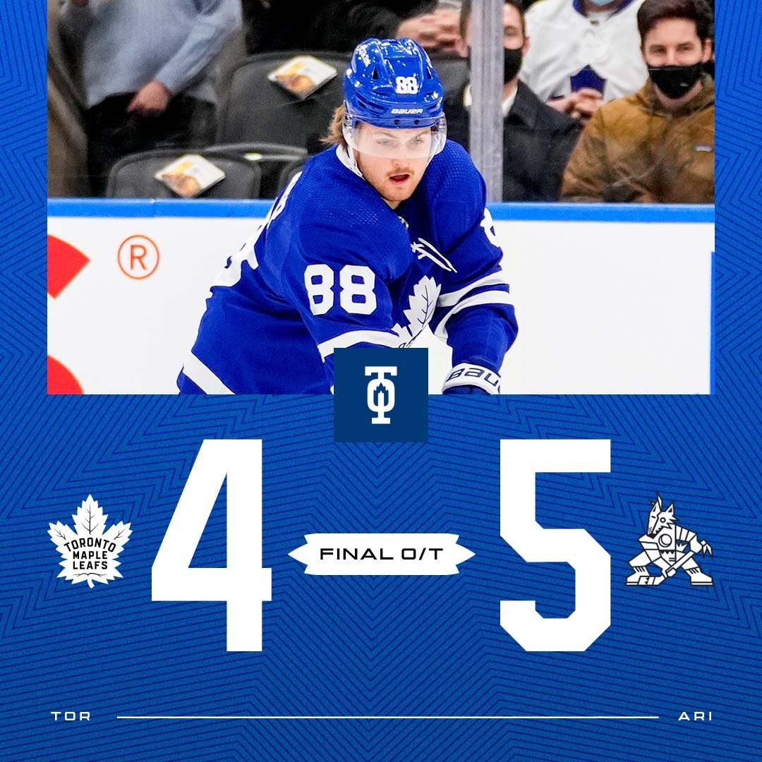 MapleLeafs's tweet photo. Tonight's final https://t.co/uto07NZ6iP