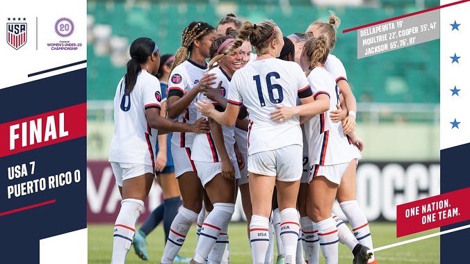 slammersfc's tweet photo. ALUM POST ⚽️🎓 Simone Jackson (SFC ‘21) scores a hat trick as the USWNT U20s seal a World Cup berth, and a trip to the finals of the CONCACAF U20 Championship! ❤️🤩
#slamfam #slammersalum #simonejackson #slammersfc https://t.co/F9hBlJnAFt