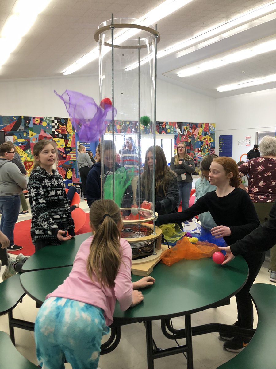 Readwritevt's tweet photo. The traveling ECHO STEM Festival came to Highgate today! There was a buzz of excitement as students participated in hands-on learning at different stations. @MissisquoiSD @HighgateHawks @SwantonSchool @ECHOvt @VTEducation https://t.co/5qc5fEGGLp