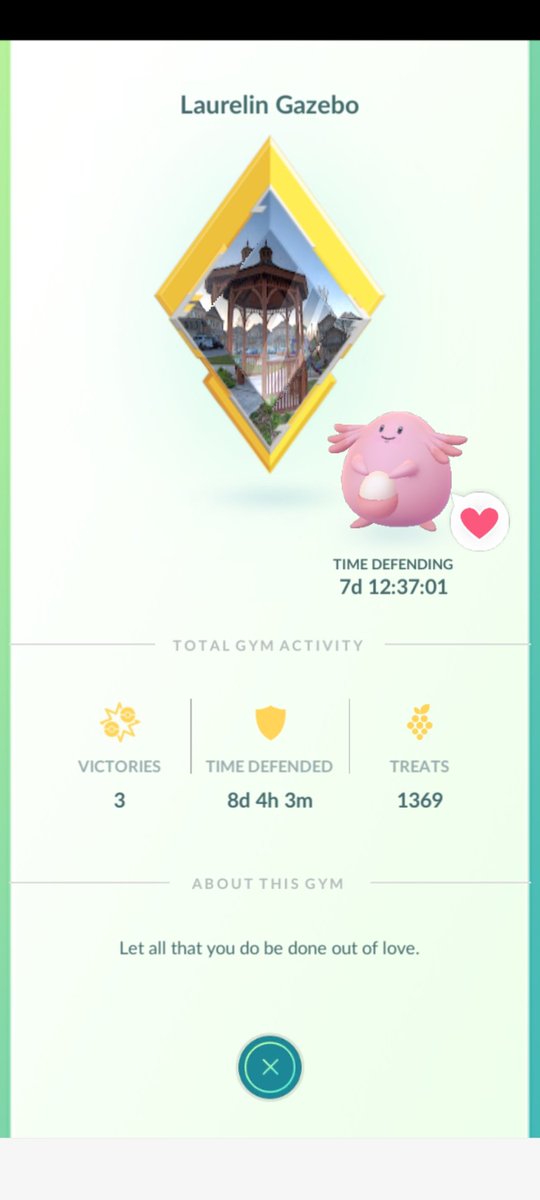 HaylstormLDN's tweet photo. 3 new gold gyms today! 
357, 358, 359 😍😍😍 let's gooooooooooo 

#goldgym #pokemongo #girlsthatbattle  #catchberryspin #gymgame #roadto500 https://t.co/9ywRaYl5WE