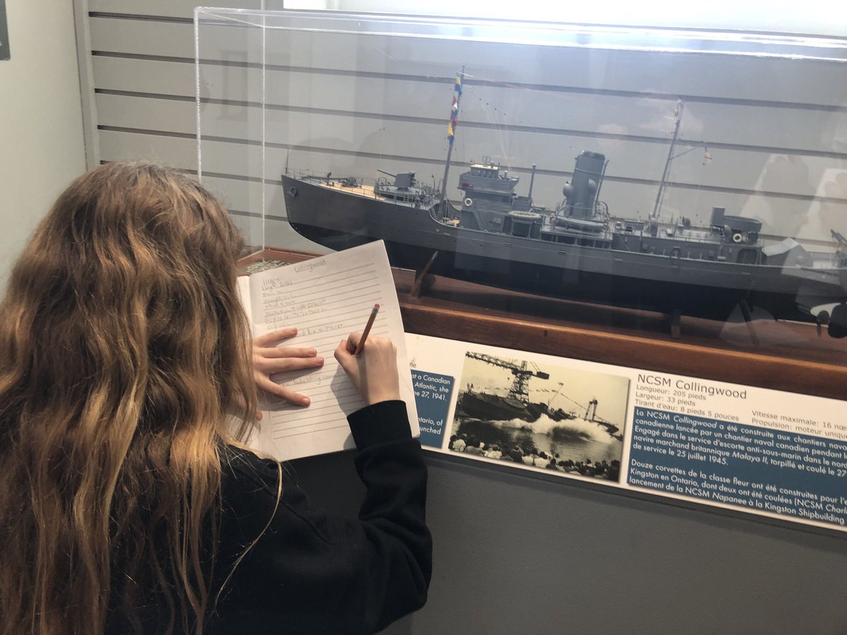 BCKYGK's tweet photo. (Overheard) “It smells like history!”  Couldn’t agree more- my how we’ve missed the sight of students exploring &amp; journaling, the sound of their questions &amp; observations, and yes, even the smell of the museum! @LimestoneDSB @kingstonmuseums @EduScribblings  @MMGLK https://t.co/am32MBwafZ