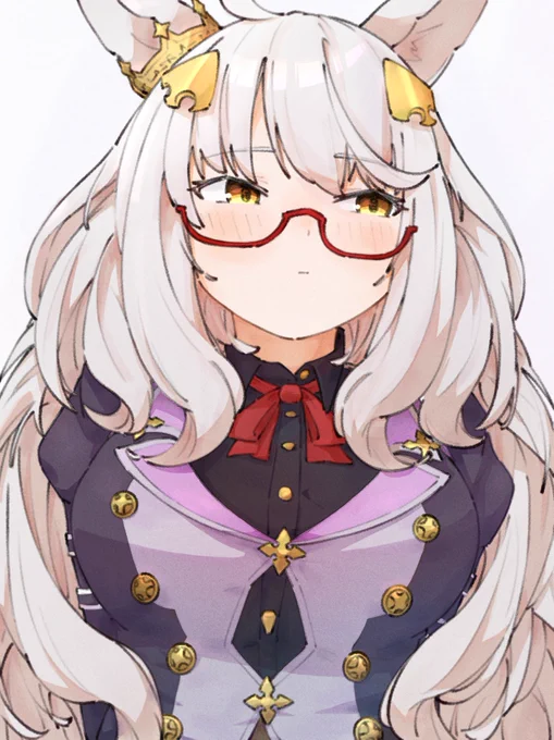 もこもこしてて可愛いし声低いのも好きすぎる
#ウマ娘 
#ビワハヤヒデ 