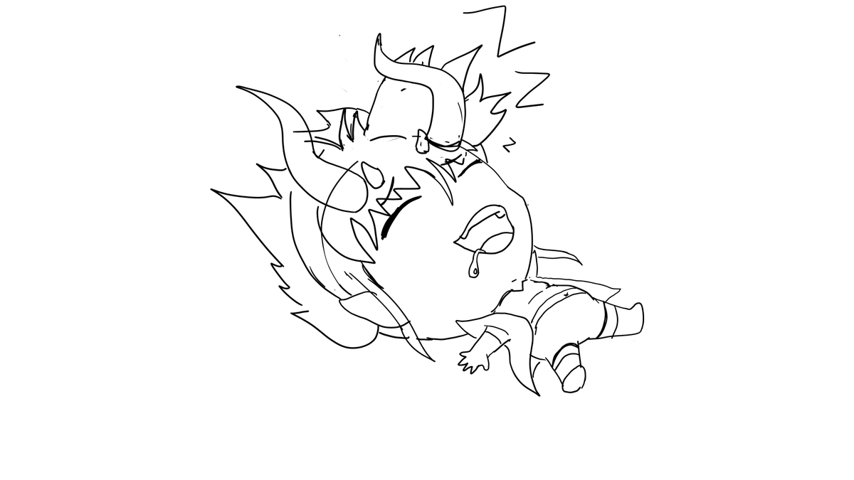 Shynikai's tweet photo. Small changes, cleaned up some of the lines. Thickened the Z's, added a nose bubble because why not. Might change it up later.
#Shynikai #SleepyBiFlinge #Flinge #Sleepyheads #Flingeart https://t.co/pKNglr89Kq