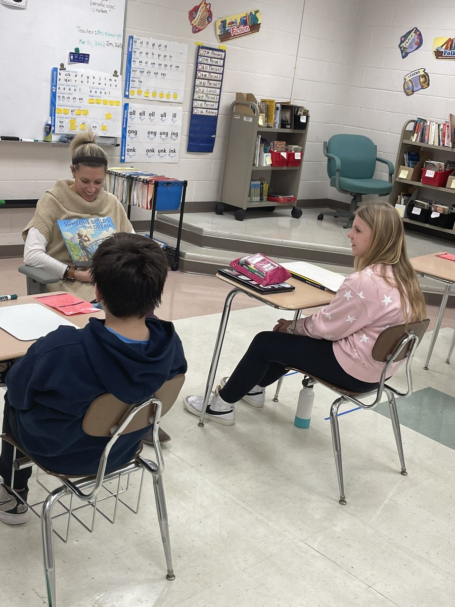 Ali__Lincoln's tweet photo. Thank you @teacherkcasey for reading our newest March Madness picture book to our Ss!! We loved having you a part of our class (and kudos for the winning spin) 🙌🏻 #113a
#oqreading https://t.co/QjL9vzDy7h