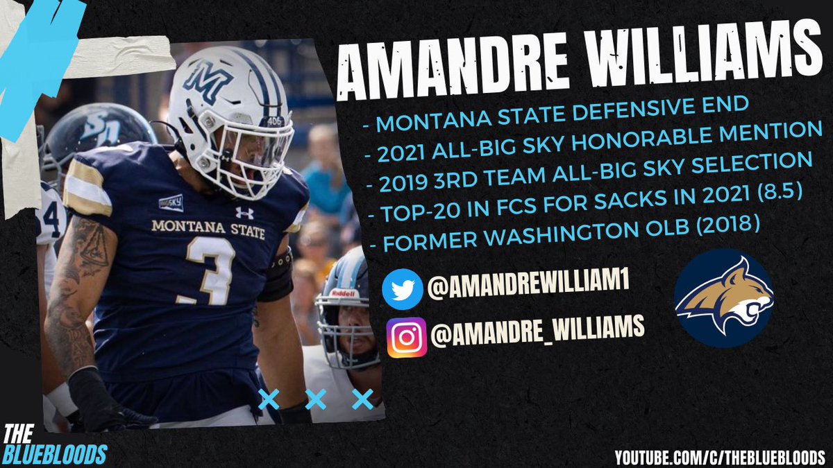 Amandré Williams (<a href="/AmandreWilliam1/">Amandré Williams</a>) x <a href="/The__Bluebloods/">FCS Football Central</a> dropping tomorrow at 10:30am/CT on YouTube!
youtube.com/c/TheBluebloods