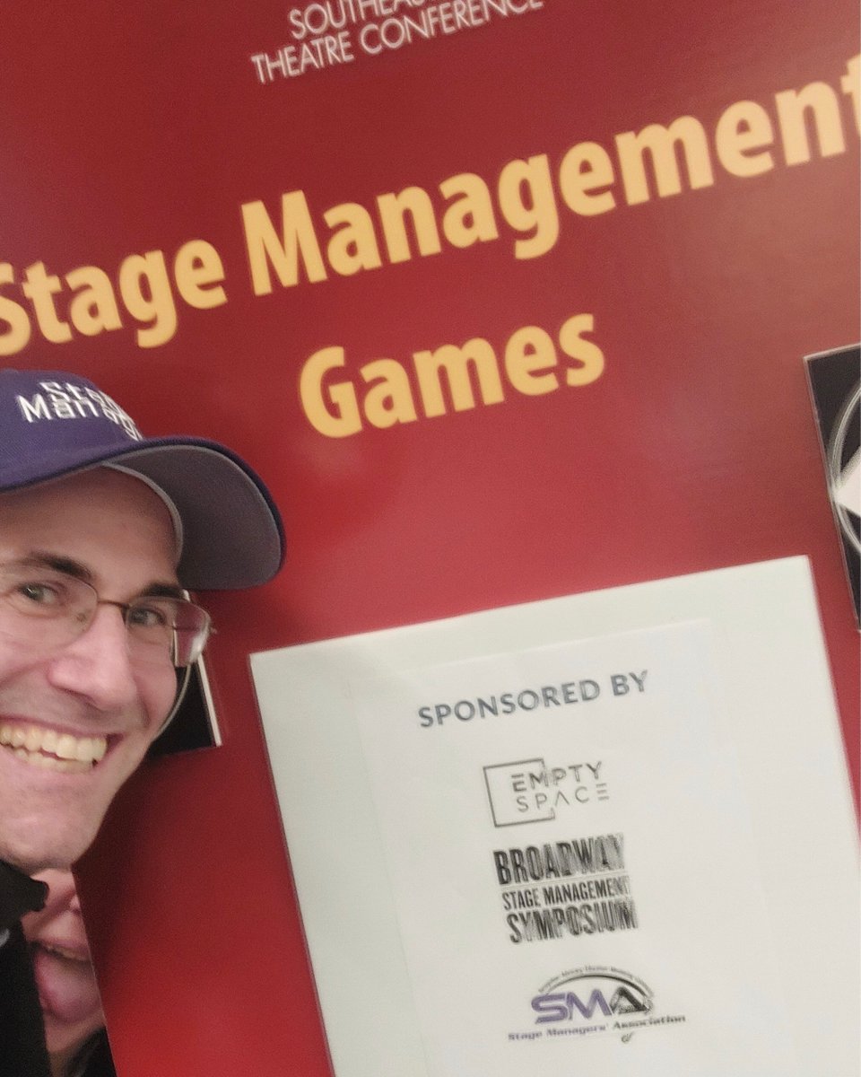 BroadwaySym's tweet photo. So much fun @setc #stagemanager games! Blocking, Line Notes, Paper Tech, Scale Ruler & more!
An honor to be part of an educational & exciting evening of #stagemanagement w/ colleagues & friends.
#smlove #smlife @smsofusa #stagemanagersassociation @theemptyspace #virtualcallboard https://t.co/RpPNCievNU
