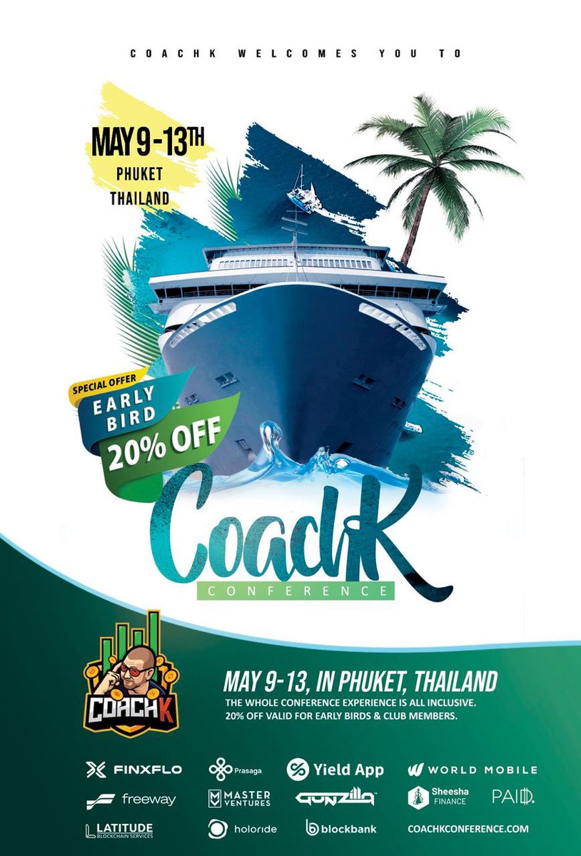 My conference is may 9-13!

It includes yachts, ziplining, jet skiing, team-building, helicopters, catamarans, scuba diving, go-karting, shooting and paint ball and more!

It’s in Phuket Thailand and it’s going to be a blast!

Bear markets are the time for this!

Who’s coming?