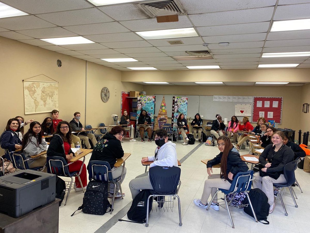 Leadership students spent all day preparing for tomorrow’s conference, and we are ready! #together #theodoreleadershipconference