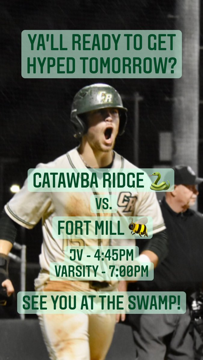 Catawba Ridge Baseball 🐍 (@CatawbaRidgeBSB) on Twitter photo 2022-03-11 03:19:42