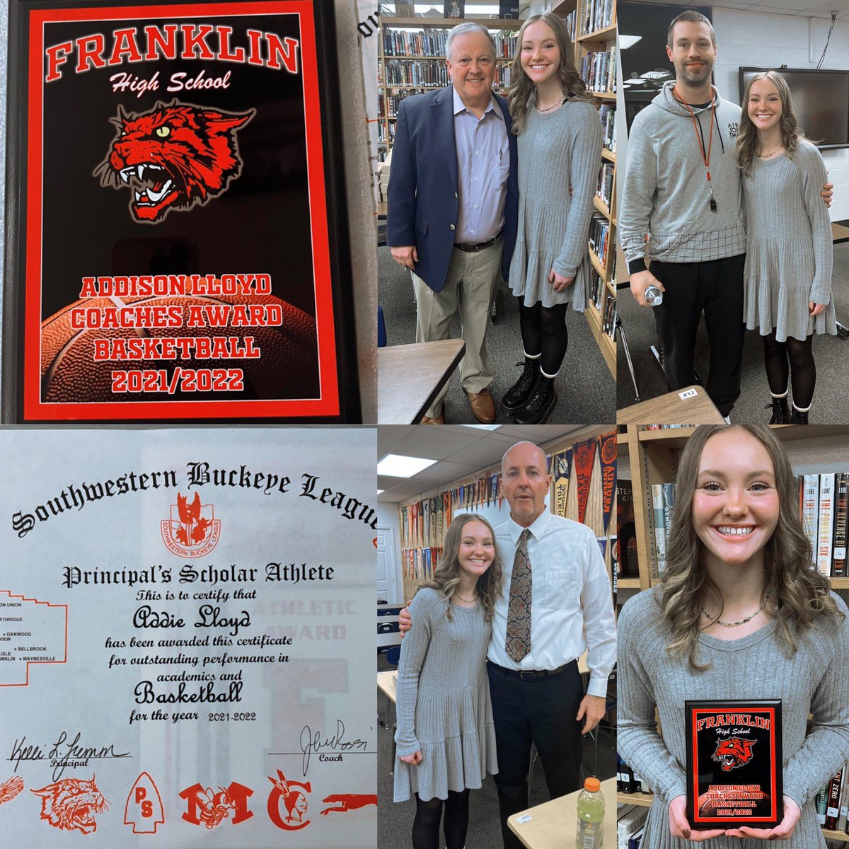 TheTiffyD's tweet photo. So proud of you @AddieMaeLloyd23! She is not only an SWBL Scholar athlete but she also received The Coaches Award at her banquet tonight! We didn’t get pics with all of them, but I know how much she respects them all and how much this award means to her💞 https://t.co/PiLuhdnHXL