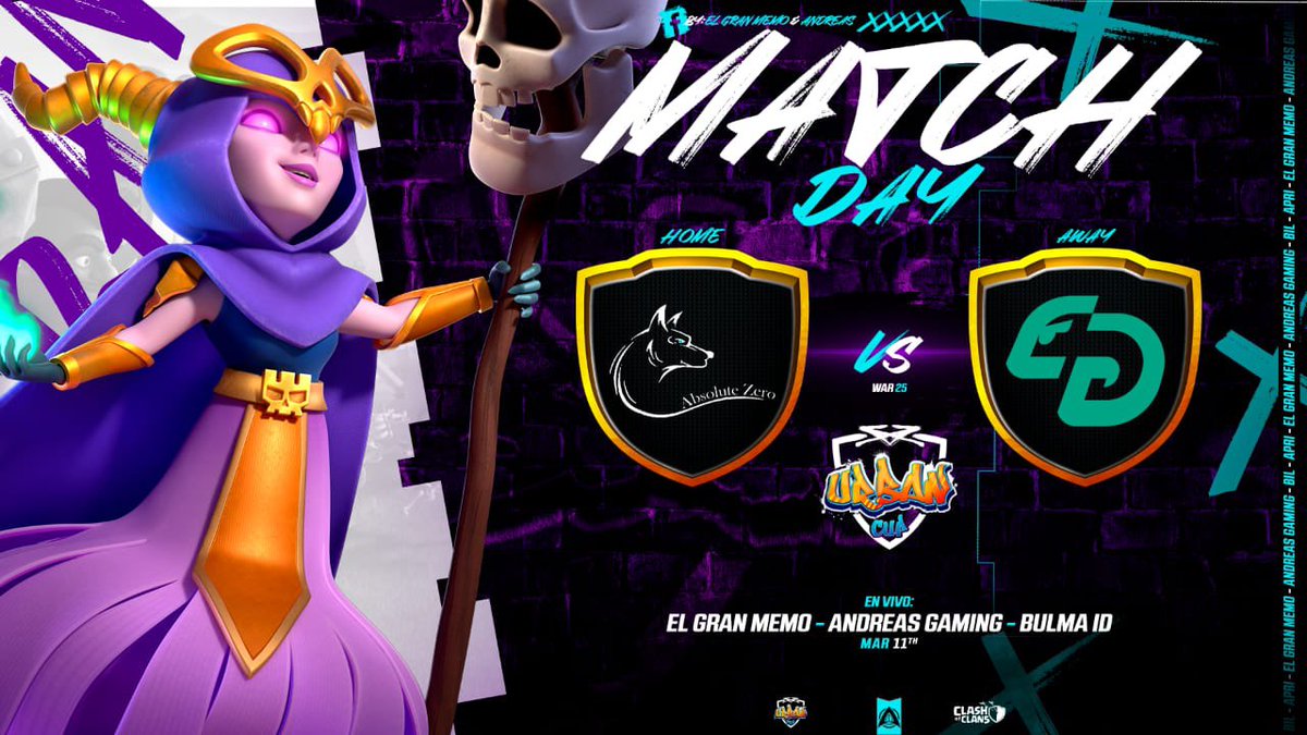 Bulma ID (@bulmaid) on Twitter photo ♡Mañana viernes 11- Comenzamos tempranito con <a href="/UrbanCup/">Urban Cup</a> ♡
<a href="/AbsoluteZero/">absolutezero</a> vs <a href="/CamaleonGaming_/">Camaleón Gaming</a>
☆Los esperamos a las 9:30 am Mex/12:30 Arg para disfrutar del esport con unos matecitos🧉☆
☆ facebook.com/BulmaID
☆ twitch.tv/bulmaidcoc ♡Mañana viernes 11- Comenzamos tempranito con <a href="/UrbanCup/">Urban Cup</a> ♡
<a href="/AbsoluteZero/">absolutezero</a> vs <a href="/CamaleonGaming_/">Camaleón Gaming</a>
☆Los esperamos a las 9:30 am Mex/12:30 Arg para disfrutar del esport con unos matecitos🧉☆
☆ facebook.com/BulmaID
☆ twitch.tv/bulmaidcoc