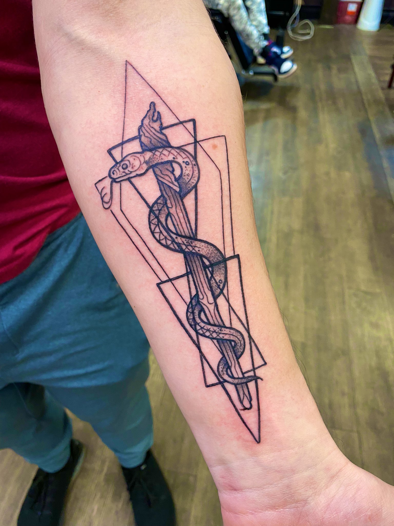 Top 92+ about rod of asclepius tattoo latest - in.daotaonec