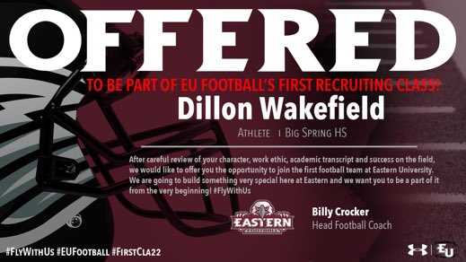 Blessed to receive and offer from Eastern University! Thank you <a href="/CoachNateHinkle/">Nate Hinkle</a> and the rest of the Eastern coaching staff!