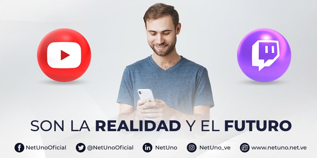 NetUnoOficial's tweet photo. ¡Fibranet! Internet de alta velocidad y sin interrupciones.

Te permite disfrutar de la transmisión de videojuegos en línea en las principales plataformas. Disfruta de este contenido y mucho más con NetUno.

#Fibranet #InternetNetuno #InternetEnVenezuela https://t.co/F7ZpGgwQ0W