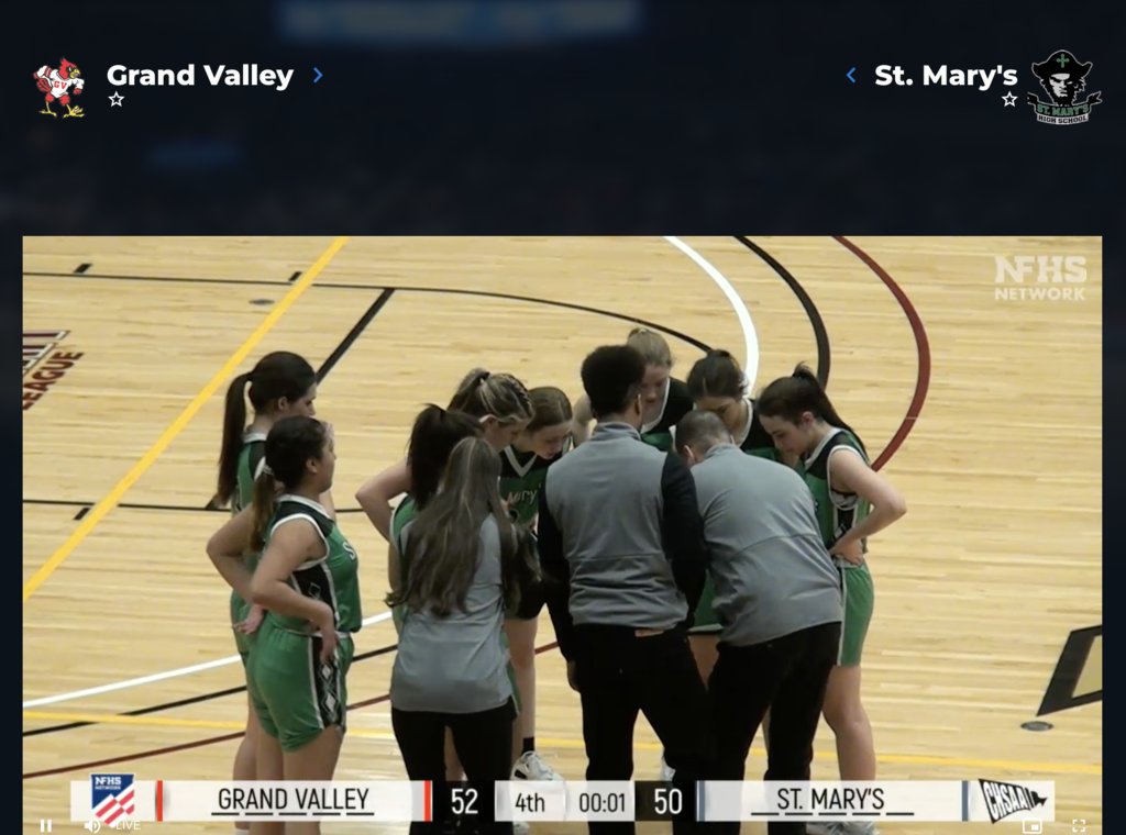 SMHSColorado's tweet photo. Our Lady Pirates rallied in the 4th quarter, but came up just short with a final score of 52-50 against Grand Valley. Ellie Hartman finished the night with 24 points. A tough loss, but we're proud of your hustle, Lady Pirates! #GoSMHSPirates #SMPirateGirlsBBall #SMHSPiratePride https://t.co/DEf3BnsBMt