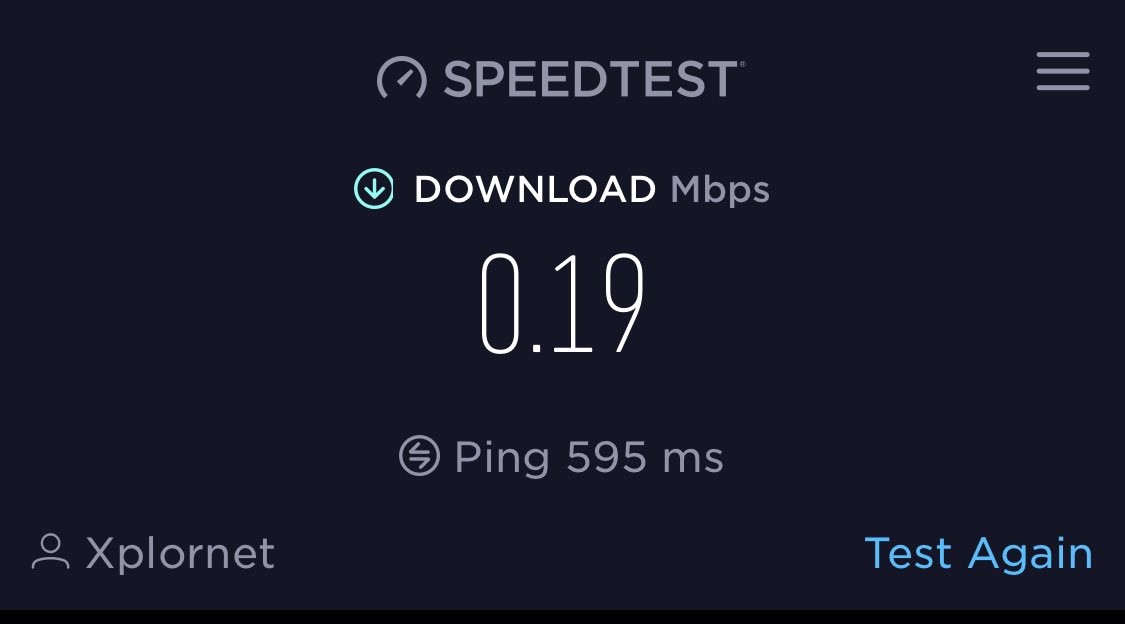 adrienneivey's tweet photo. Is this good @Xplornet?? 

How can we expect rural areas to survive, let alone thrive, with this lack of access to technology? https://t.co/jmWNUvf3qF