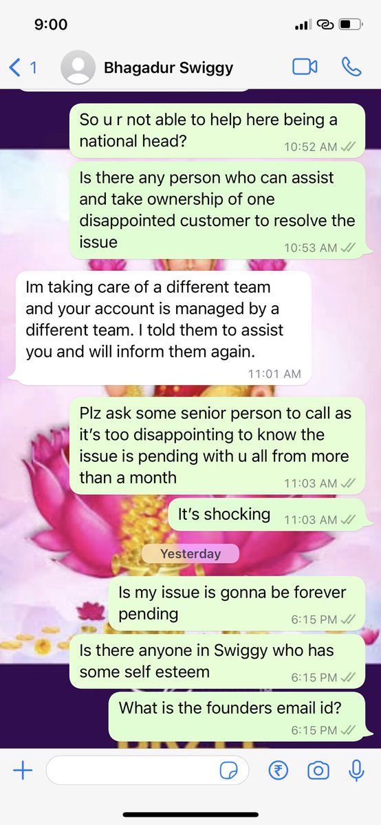 milidvaz's tweet photo. @SwiggyTech @SwiggyCares @zomato @ZomatoProHelp @zomatocare @harshamjty @nandanreddy Swiggy shut your operations, the most incompetent people work here and u totally suck all service providers. My issue is pending from last 45 days..ITS DISGUSTING https://t.co/JBX2hbLsE2