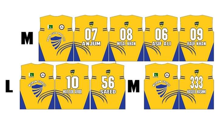 MisranCric360's tweet photo. ALHAMDULILA  Order Completed  #MisranSports 
Thanks For trust All Palyers 

کسی بھی قسم کی  شرٹ بنانے کے لئے آرڈر کریں ڈیجیٹل کمپیوٹرائز پرنٹنگ 💯 ٹاپ کوالٹی شرٹ بنوانے کے لیے رابطہ کریں
#MisranSports 
Call and whatsapp
Telenor Nbr:
03110076889
03487863006 https://t.co/2nv5SyYHXv