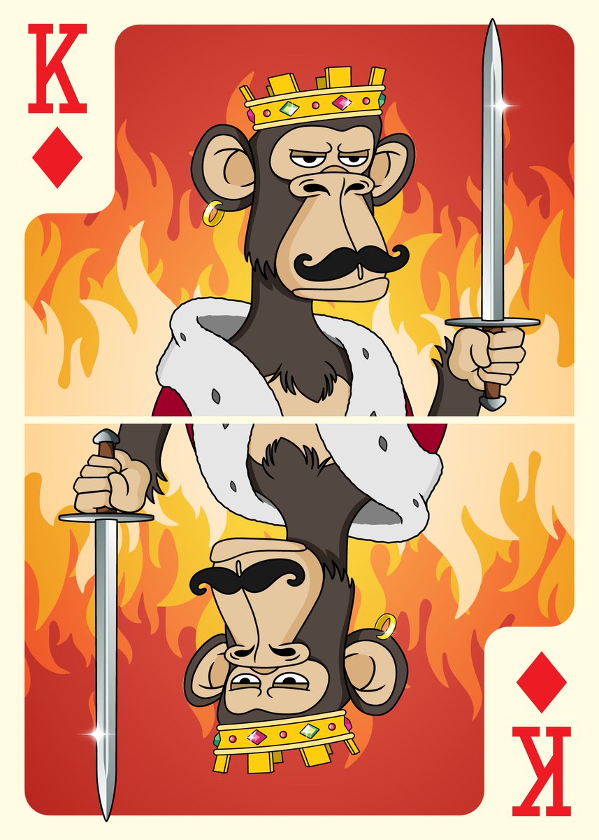 RoyalFlushApeC's tweet photo. 👑 Hail to the King, Baby 👑
#NFT #NFTs #NFTCommunity #NFTCollection #Apes #Whitelist #FreeMints https://t.co/mgpF6b908r